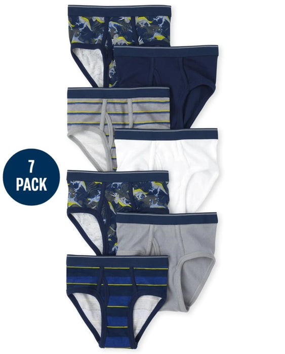 The Children's Place Boys Paquete de 7 calzoncillos Dino
