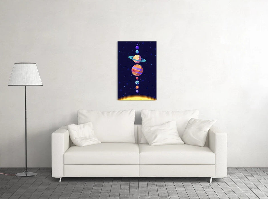 Póster del Sistema Solar, el Universo, los Planetas, para decoración del hogar