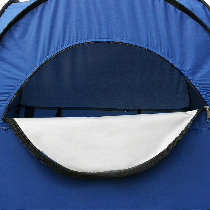 Tienda de baño exterior plegable de 75" con ducha y baño