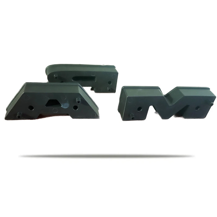Emblema delantero para parrilla de Dodge Ram 1500 (modelos 2013-2018), solo letras, color negro