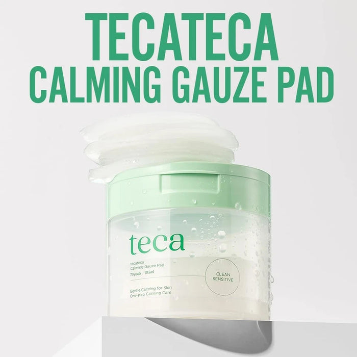 Tecateca - Almohadilla de tóner calmante vegana, 70 unidades de 3.6 fl oz