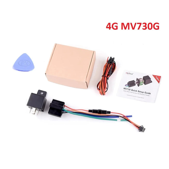 Rastreador GPS MiCODUS MV730 4G para automóvil, relé de 9-90 V