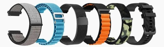 6 Correas para reloj CARBINOX PRO EDICIÓN LIMITADA, duradera, 22 mm