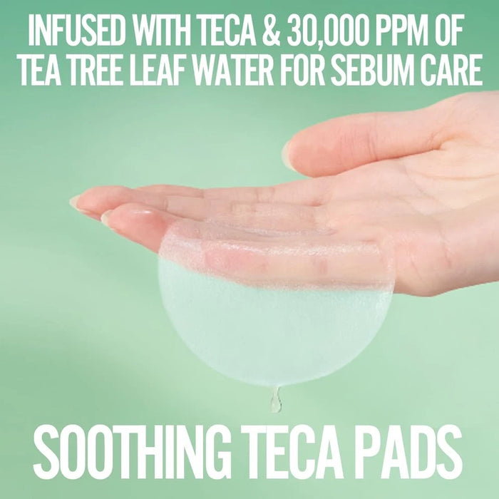 Tecateca - Almohadilla de tóner calmante vegana, 70 unidades de 3.6 fl oz