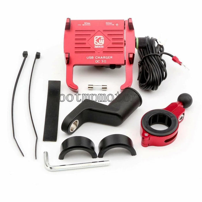 Soporte cargador para teléfono móvil de motocicleta o scooter M6R