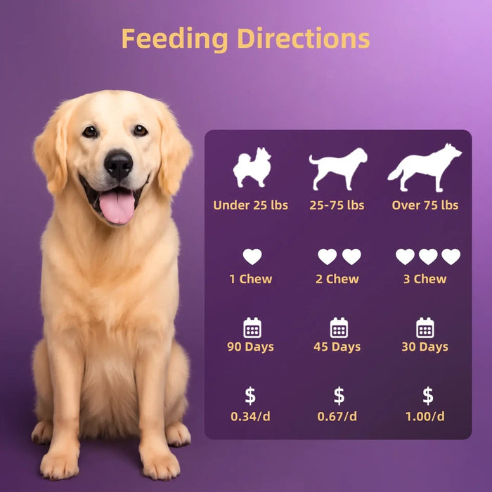 HAPWAG Multivitamínico 8 en 1 Blandos para Perros Probióticos, Apoyo Intestinal e Inmunológico 90 tabletas