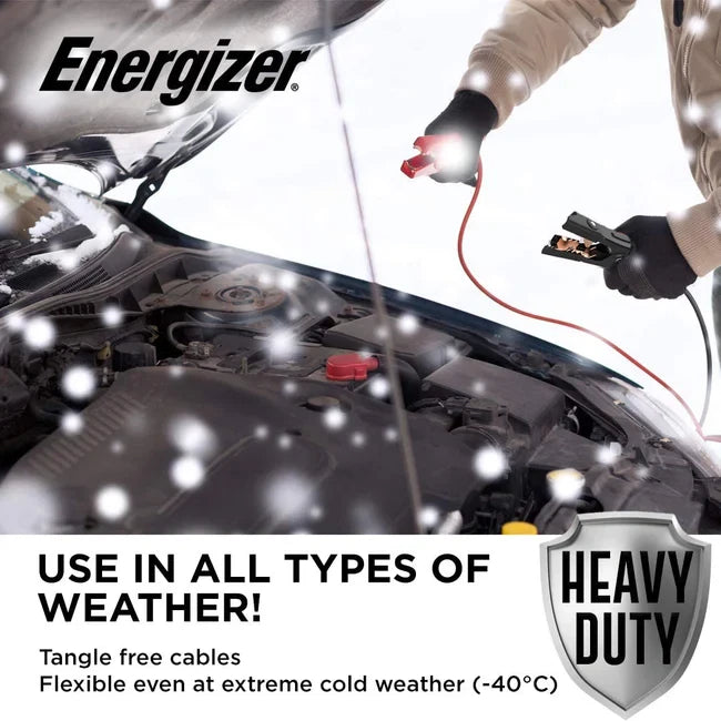 Cables de arranque Energizer ENB616U de 6 AWG, 500 A y 16 pies