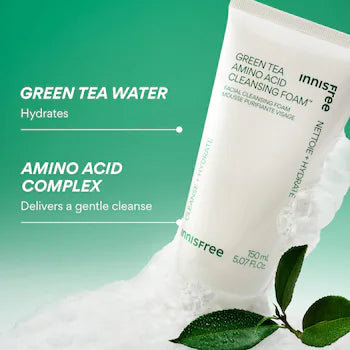 INNISFREE Espuma limpiadora con aminoácidos de té verde 30ML