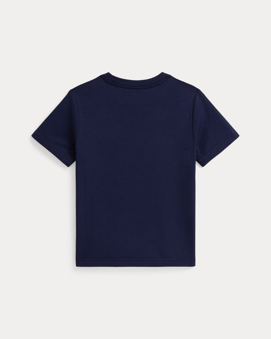 Ralph Lauren Camiseta de punto de algodón Triple-Pony