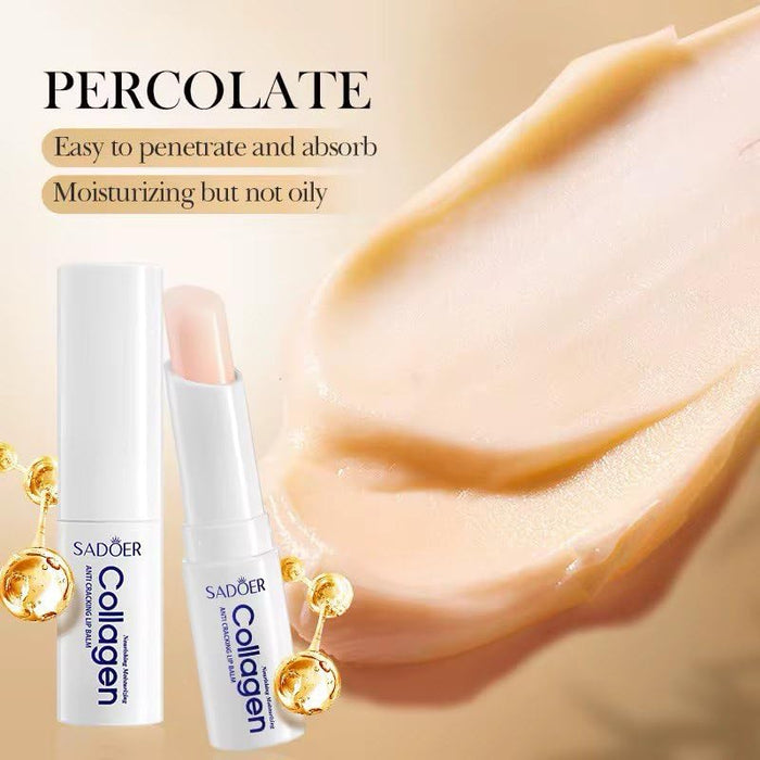 Sadoer Bálsamo labial de colágeno: hidratante, protección de larga duración - Quierox - Tienda Online