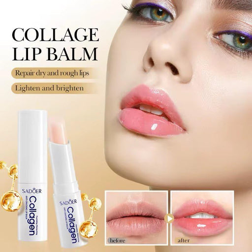 Sadoer Bálsamo labial de colágeno: hidratante, protección de larga duración - Quierox - Tienda Online