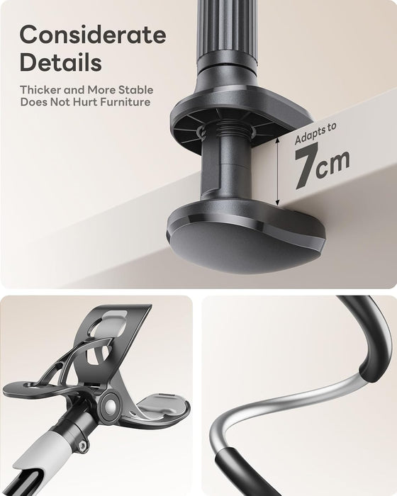 SAIJI Soporte para teléfono con cuello de cisne para cama - Quierox - Tienda Online