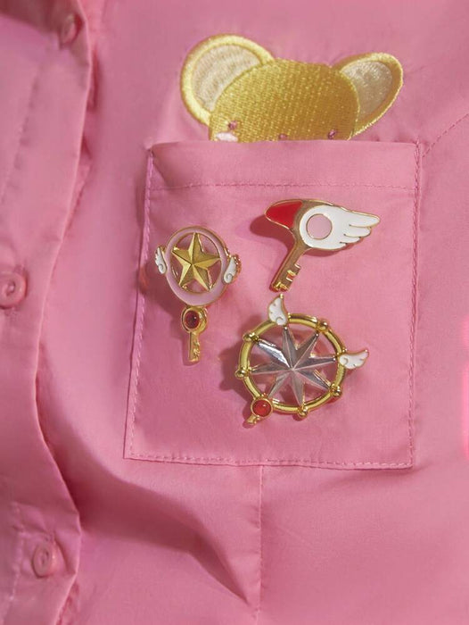 SAKURA CARD CAPTOR | Broche de aleación de zinc de 3 piezas - Quierox - Tienda Online