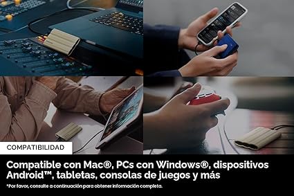 Samsung T7 Shield 2TB, SSD portátil, hasta 1050 MB/s, USB 3.2 Gen2 - Quierox - Tienda Online