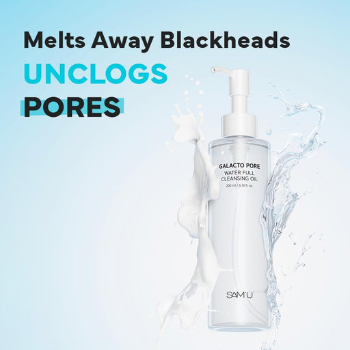 SAM'U Galacto - Aceite limpiador completo de agua de poros para cara - Quierox - Tienda Online