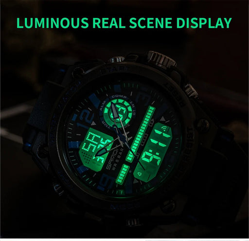 SANDA - Relojes deportivos de lujo estilo G para hombre, reloj de cuarzo analógico militar - Quierox - Tienda Online