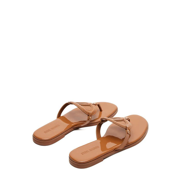 Sandalia de tiras Steve Madden, Patente de Kade Tan - Quierox - Tienda Online
