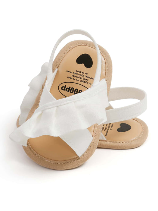 Sandalias blancas para bebés con suela suave antideslizante para primavera y verano - Quierox - Tienda Online