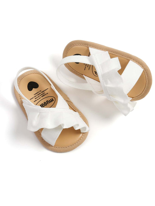 Sandalias blancas para bebés con suela suave antideslizante para primavera y verano - Quierox - Tienda Online