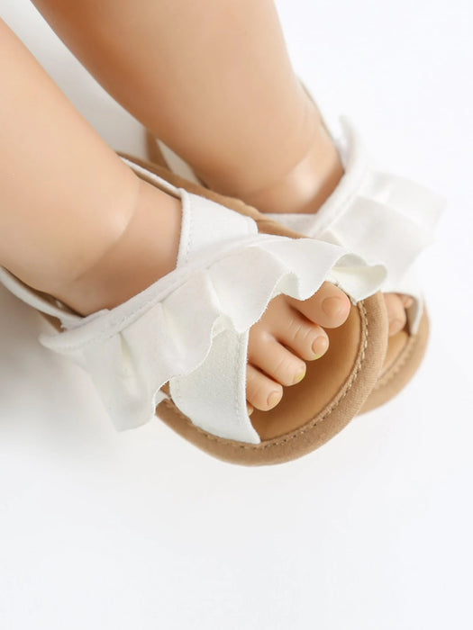Sandalias blancas para bebés con suela suave antideslizante para primavera y verano - Quierox - Tienda Online
