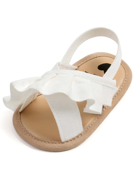 Sandalias blancas para bebés con suela suave antideslizante para primavera y verano - Quierox - Tienda Online