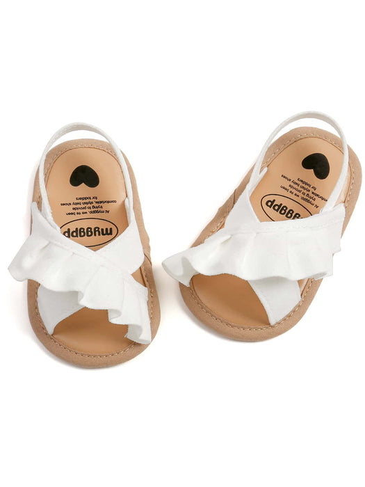 Sandalias blancas para bebés con suela suave antideslizante para primavera y verano - Quierox - Tienda Online