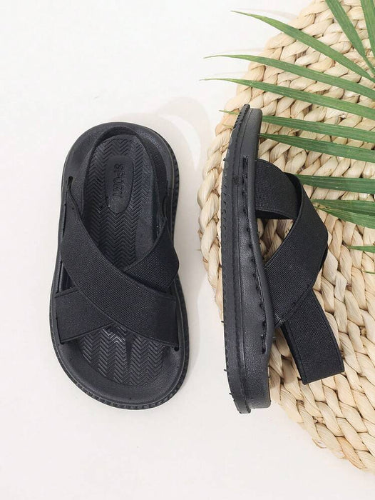 Sandalias cómodas para niños pequeños con tiras elásticas, planas sin cordones - Quierox - Tienda Online