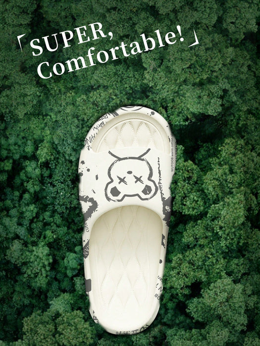 Sandalias de hombre con estampado de oso, material EVA suave y ligero - Quierox - Tienda Online