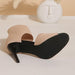 Sandalias de tacón fino de 9 cm para mujer, con punta abierta y tacón de pez - Quierox - Tienda Online