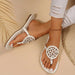 Sandalias de tiras elegantes y cómodas para mujer, sandalias planas tipo chanclas - Quierox - Tienda Online