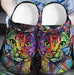 SANDALIAS HIPPIE COLORIDOS PERSONALIZADOS CLOGY DE GATO UNISEX - Quierox - Tienda Online
