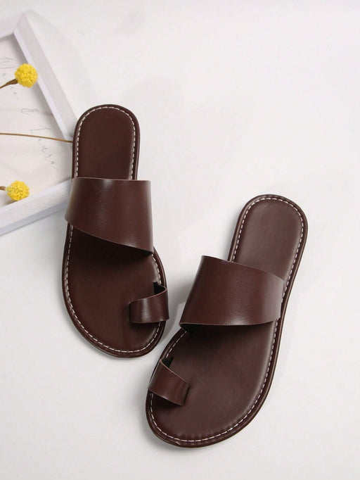 Sandalias planas con tira en los dedos para mujer - Quierox - Tienda Online