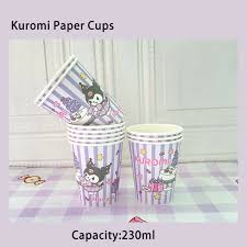 Sanrio Kuromi - Paquete de 10 vasos para fiesta de cumpleaños - Quierox - Tienda Online