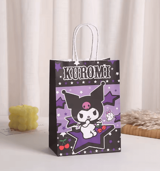 Sanrio set de 5 bolsas de papel de Kuromi, para bolsas de regalo para fiesta de dulces - Quierox - Tienda Online