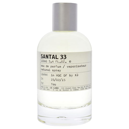 Santal No 33 de Le Labo para unisex - Eau de Parfum en spray de 3,4 oz - Quierox - Tienda Online