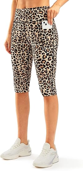 SANTINY Leggings capri hasta la rodilla para mujer de con bolsillos - Quierox - Tienda Online