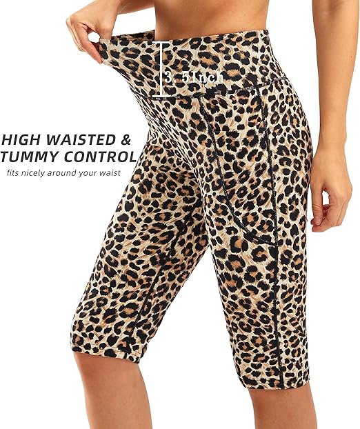 SANTINY Leggings capri hasta la rodilla para mujer de con bolsillos - Quierox - Tienda Online