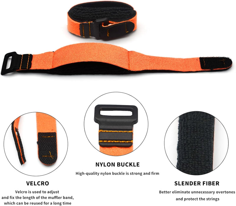 SAPHUE Amortiguador de cuerda de guitarra de 2 tamaños - Quierox - Tienda Online