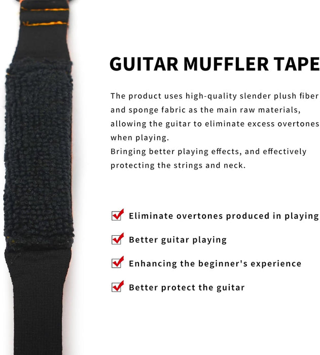 SAPHUE Amortiguador de cuerda de guitarra de 2 tamaños - Quierox - Tienda Online