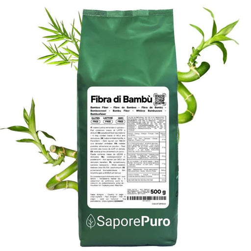 SaporePuro Fibra de Bambú de calidad alimentaria 500 gr - Quierox - Tienda Online
