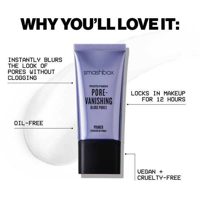 SMASHBOX Prebase Photo Finish para disimular los poros 30ml