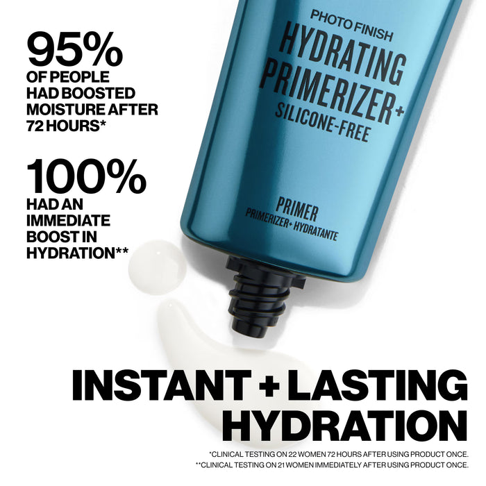 SMASHBOX Photo Finish Primerizer+ Prebase hidratante con triple ácido hialurónico, 30ml