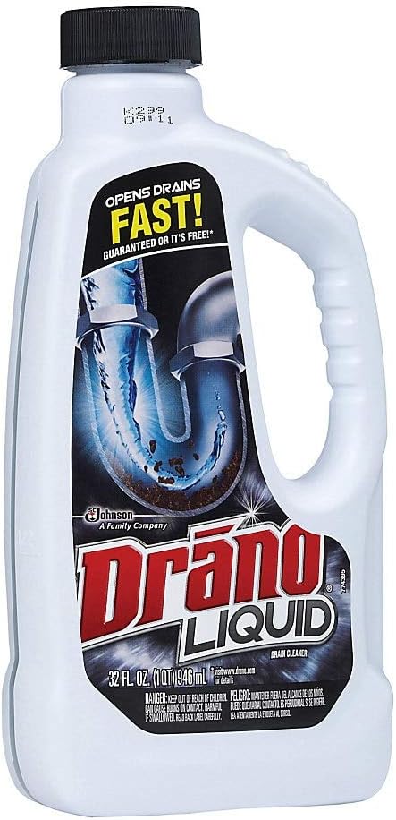 SC Johnson Drano® Limpiador de desagües líquido de 946 ml (32 onzas líquidas) - Quierox - Tienda Online