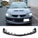 Se adapta al 03 - 05 Lancer Evo 8 Do - Luck Style PU parachoques delantero labio Spoiler Splitter Negro - Quierox - Tienda Online