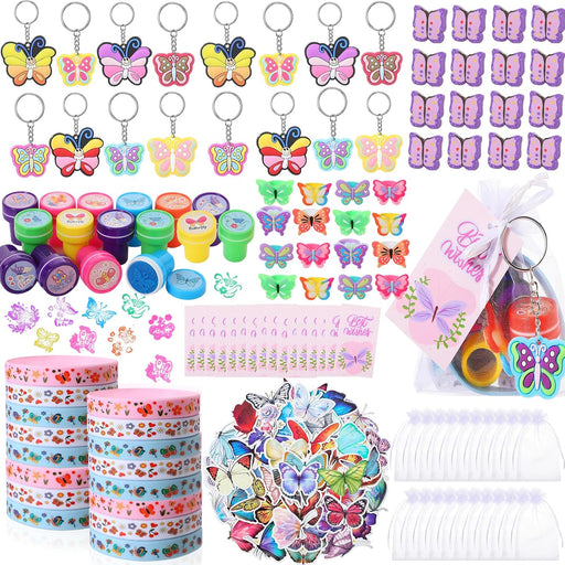 Seajan 162 piezas de recuerdos de fiesta de cumpleaños de mariposa para 16 niños - Quierox - Tienda Online