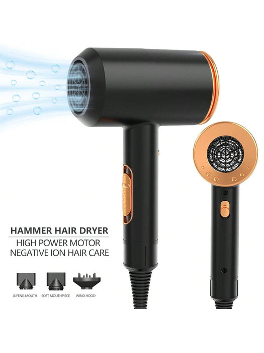 Secador de pelo profesional de 1 pieza de 1800 W con acondicionamiento iónico y difusor - Quierox - Tienda Online