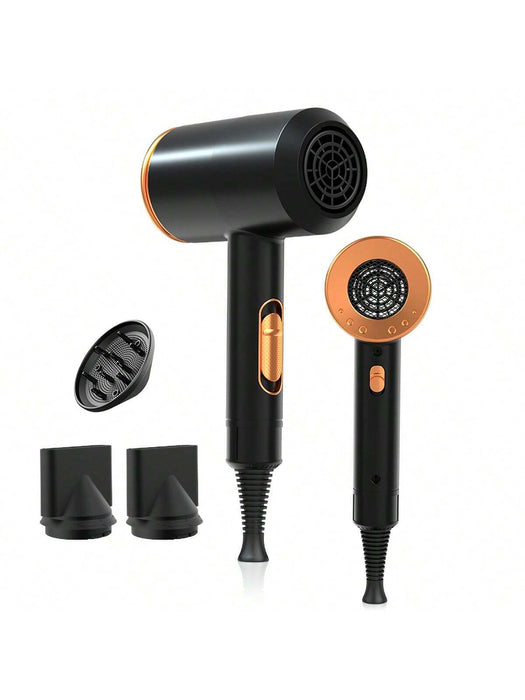 Secador de pelo profesional de 1 pieza de 1800 W con acondicionamiento iónico y difusor - Quierox - Tienda Online