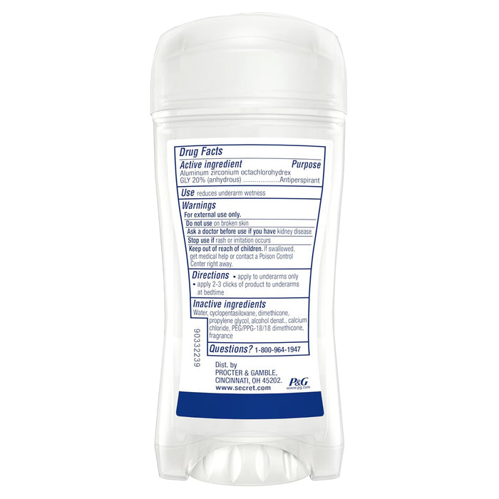 Secret Clinical Strength antitranspirante y desodorante en gel de mujer - Quierox - Tienda Online