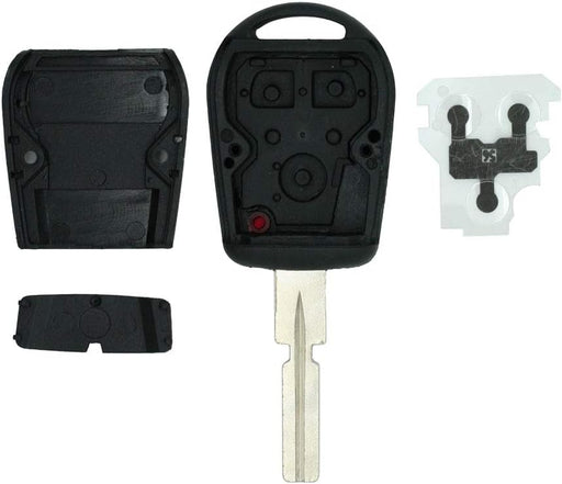 SEGADEN Carcasa de repuesto compatible con BMW con 3 botones sin llave - Quierox - Tienda Online