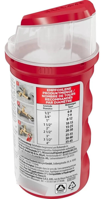 Sellador de roscas Loctite 55, rollo de 160 m, sellador de teflón para tuberías - Quierox - Tienda Online